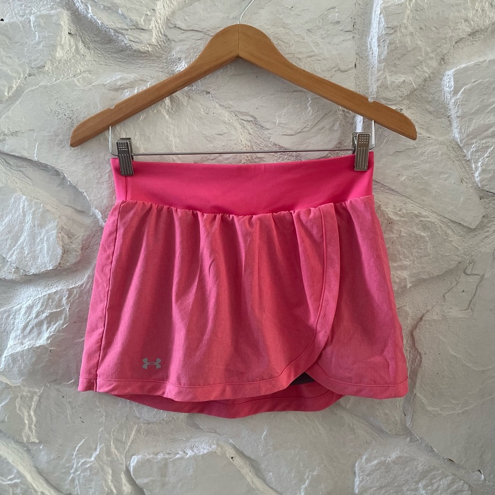 Under Armour Heatgear Pink Tulip Hem Milage Skort Small